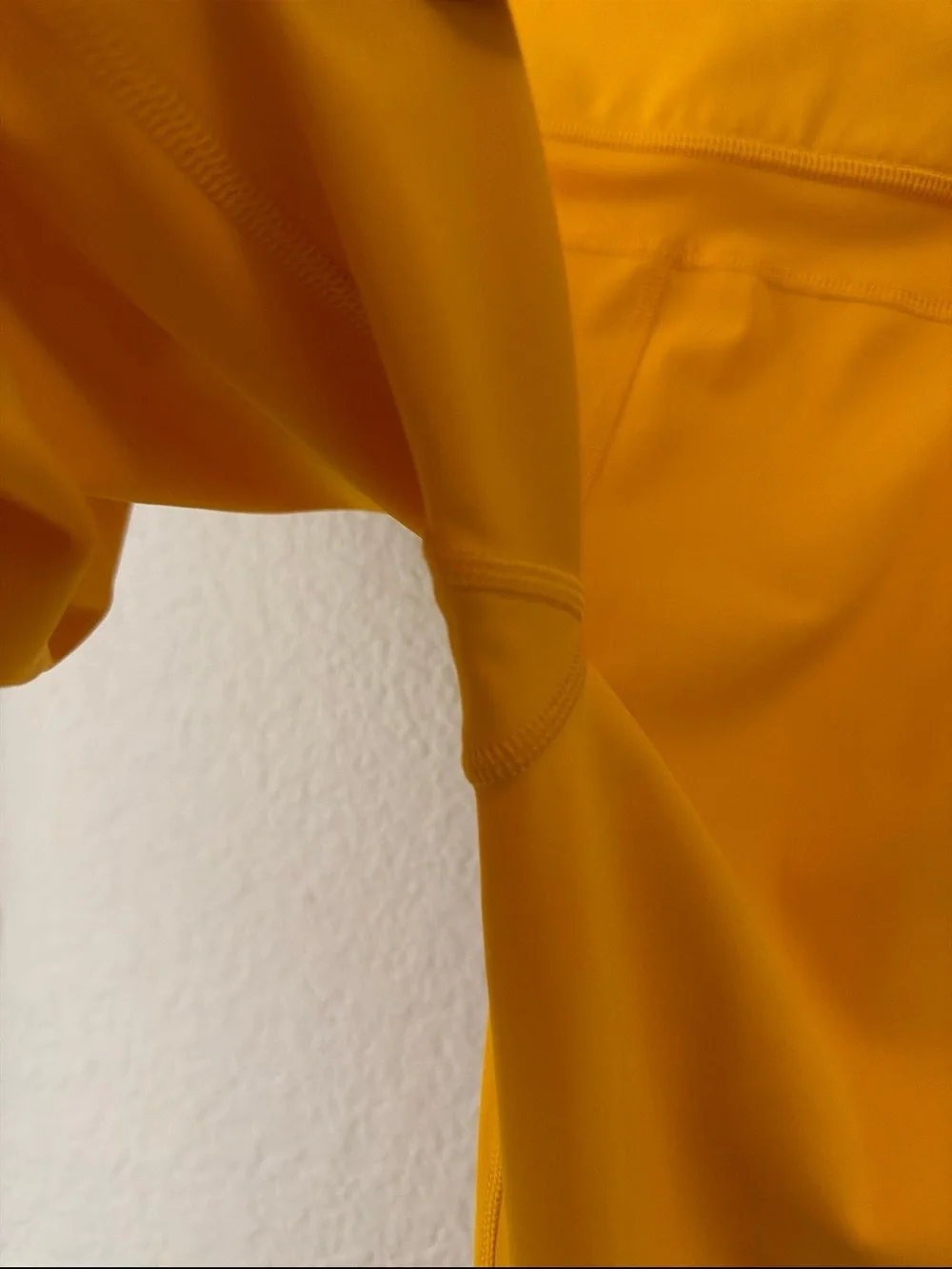 Athleta Sunburst Yellow Capri Leggings with Side Pockets